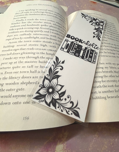 “Bookaholic” Bookmark