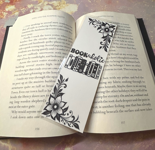 “Bookaholic” Bookmark