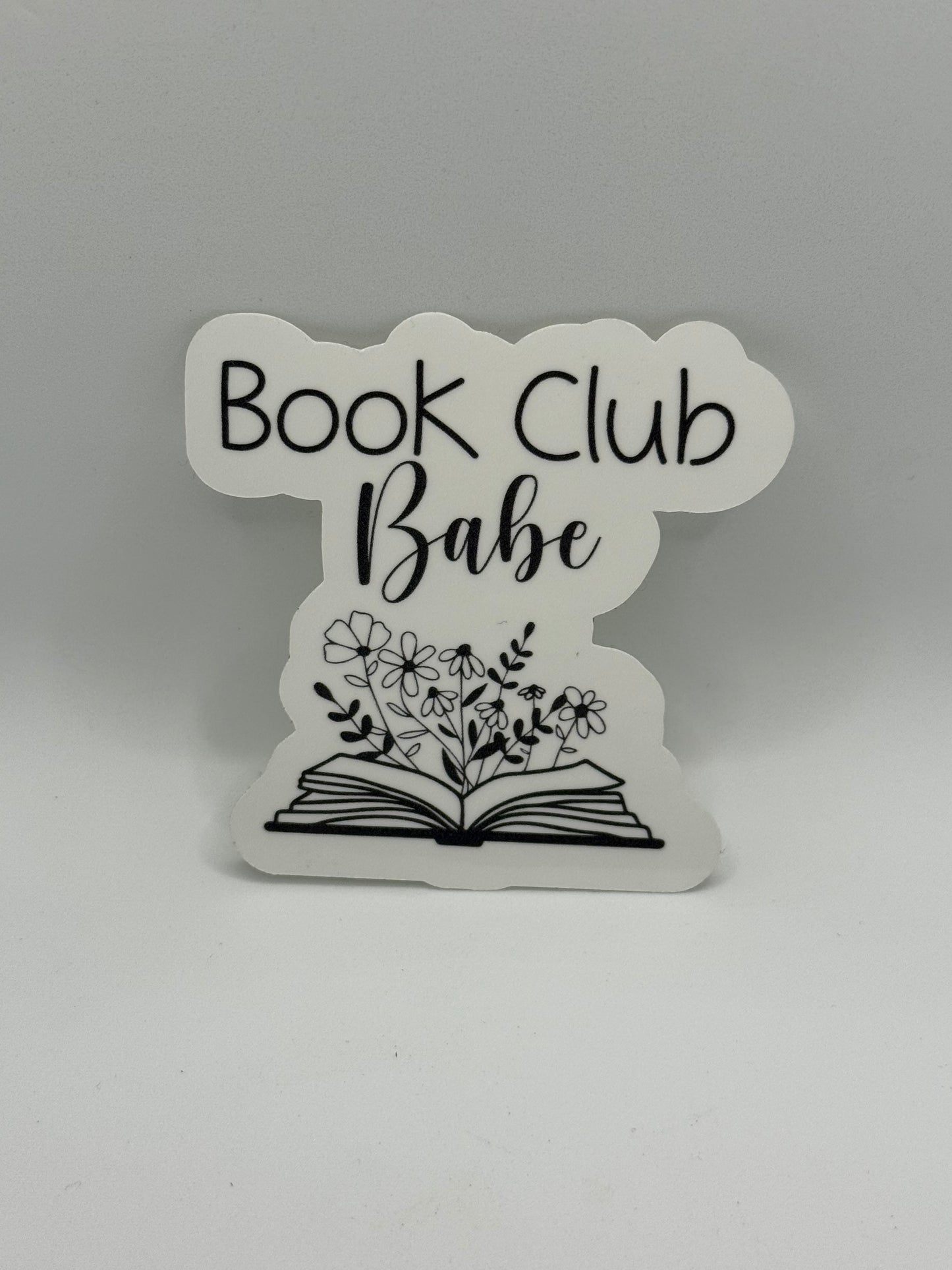 “Book club babe” Sticker