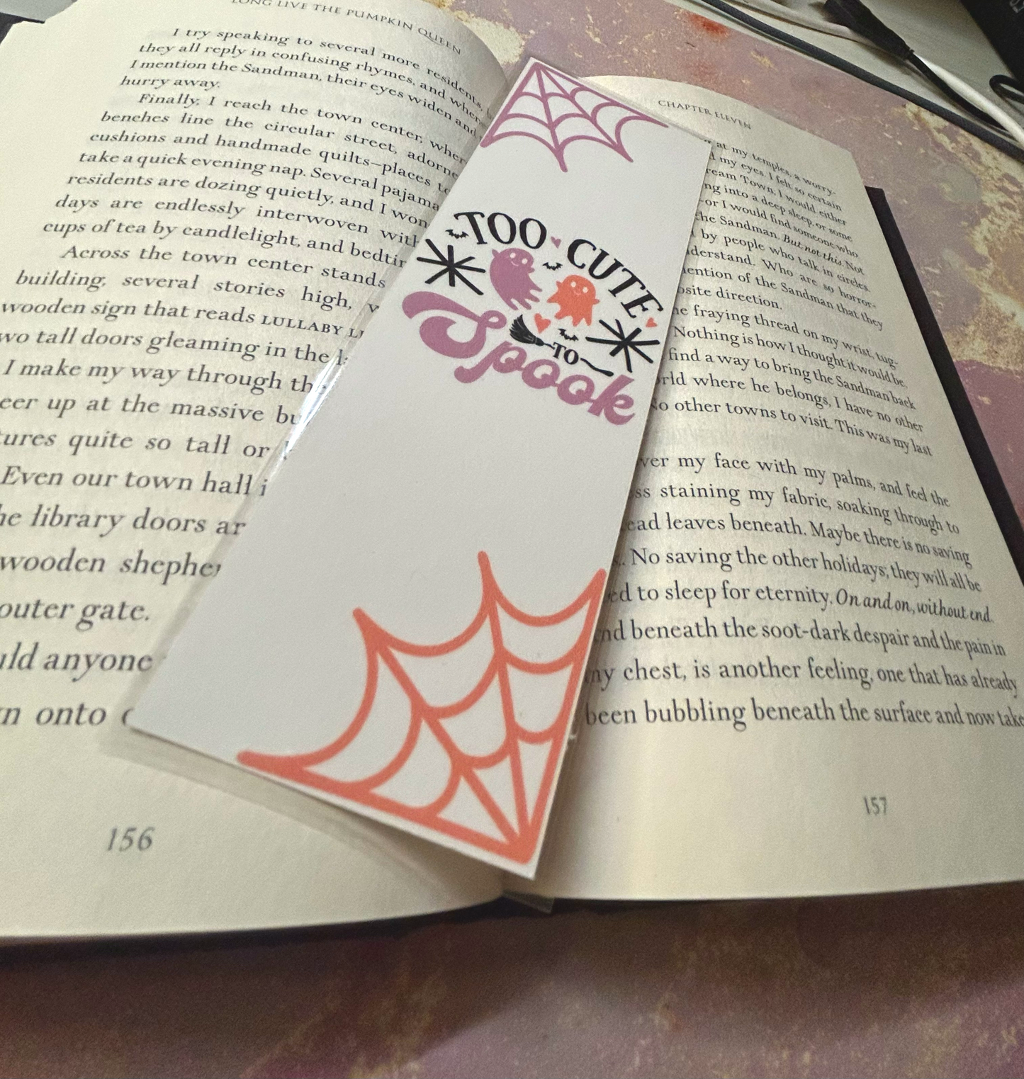 “Too Cute To Spook” Bookmark