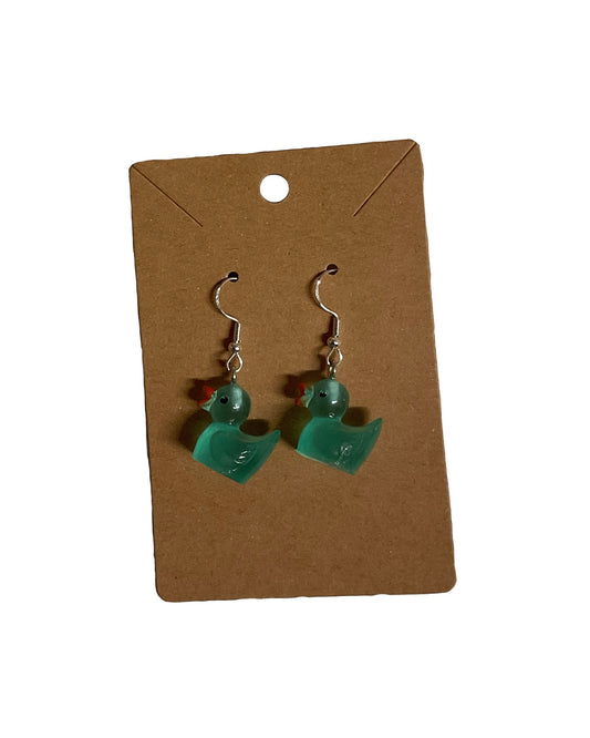 Blue Ducks Earrings
