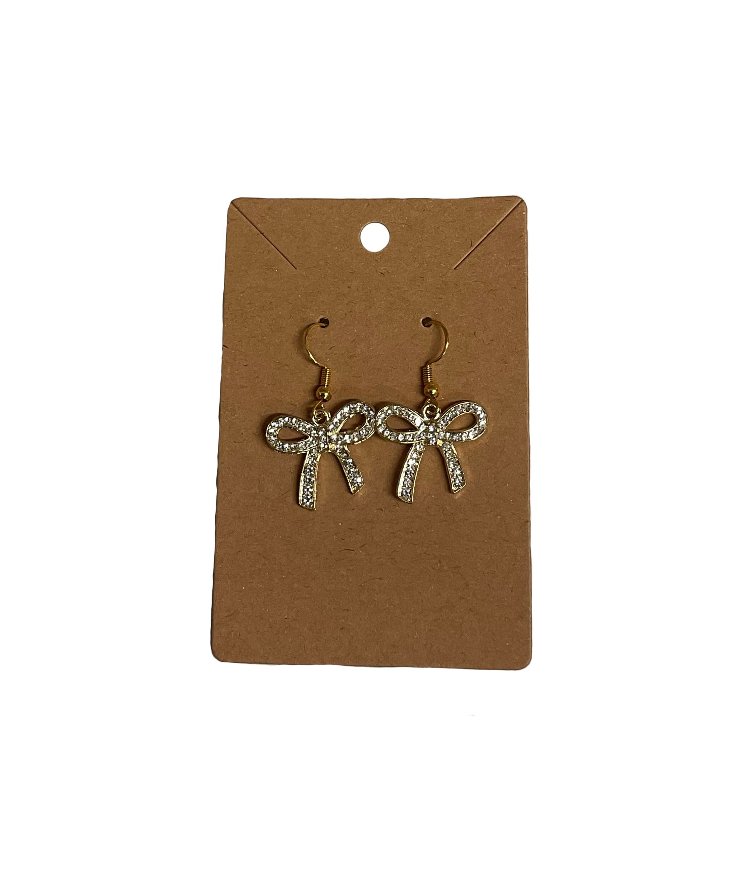 Silver Bow Earrings