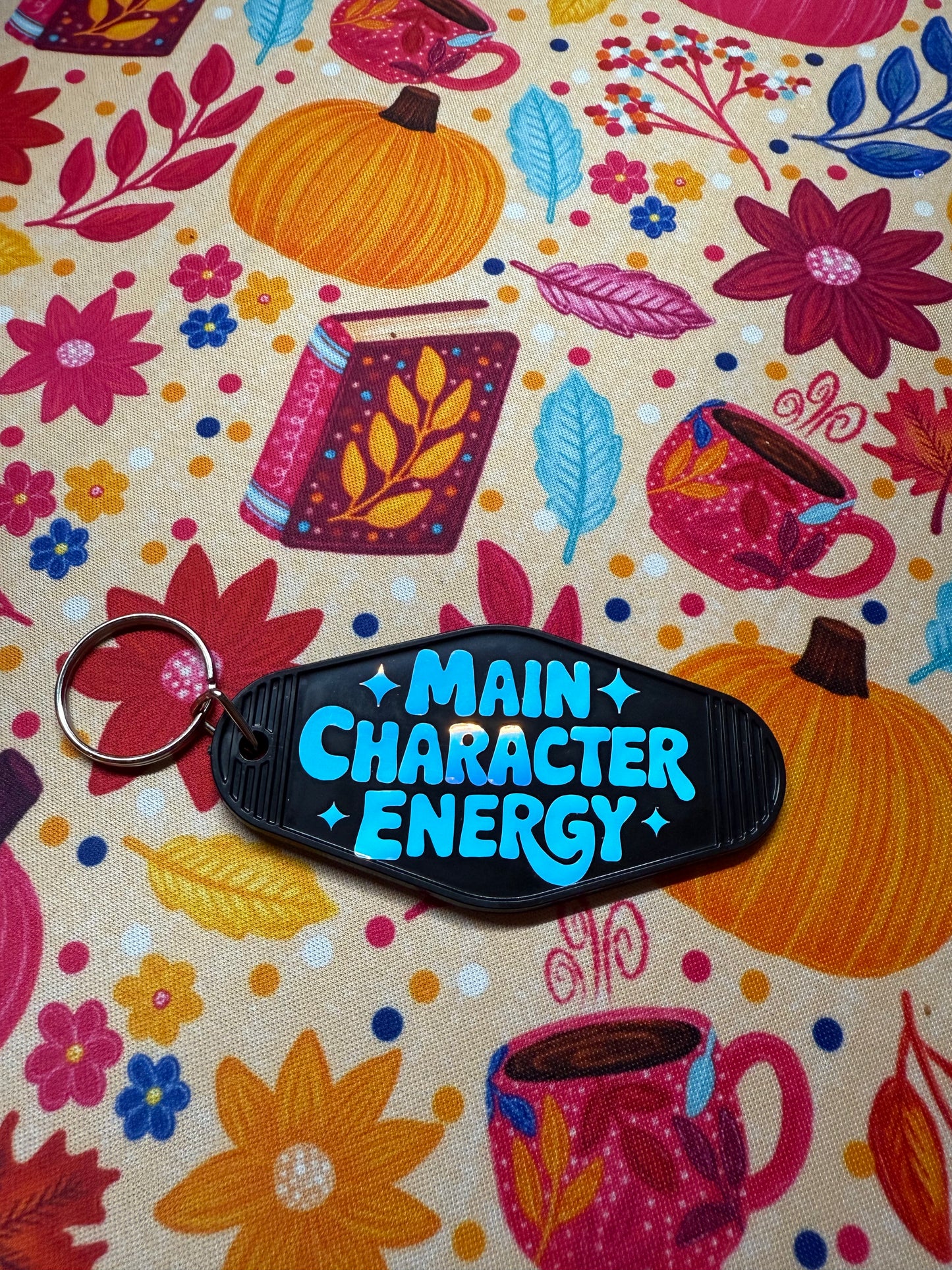 “Main character energy” keychain