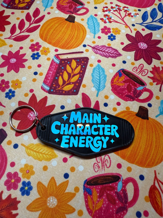 “Main character energy” keychain