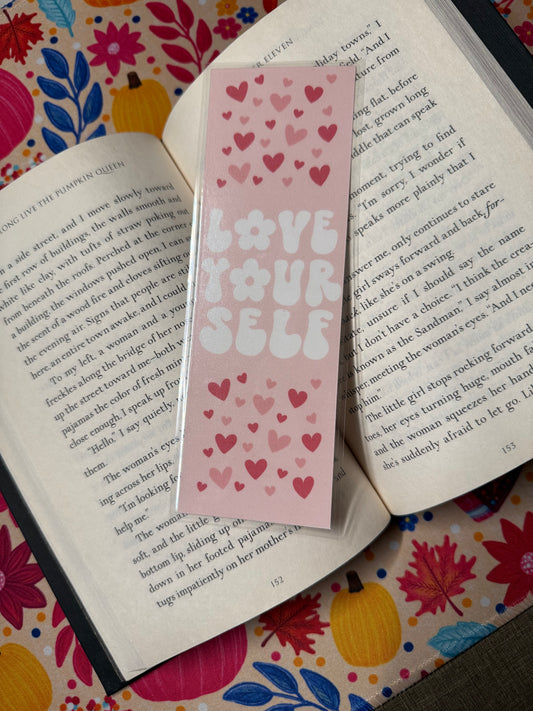 “Love yourself” bookmark