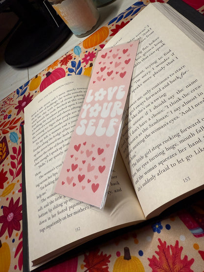 “Love yourself” bookmark
