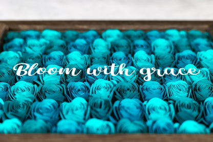 Paper Flower Shadow Box